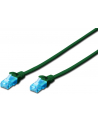 Patch cord kat.5e UTP, CU, AWG 26/7, zielony 2m - nr 14