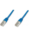 Patch cord kat.5e UTP, CU, AWG 26/7, niebieski 3m - nr 7