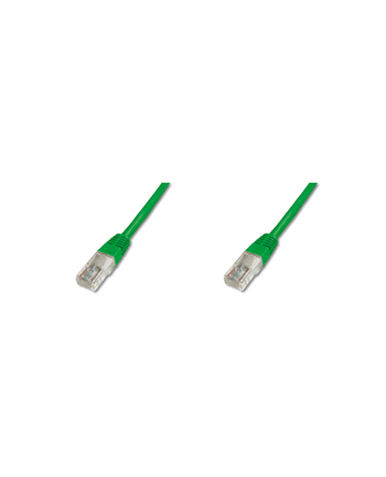 Patch cord kat.5e UTP, CU, AWG 26/7, zielony 5m