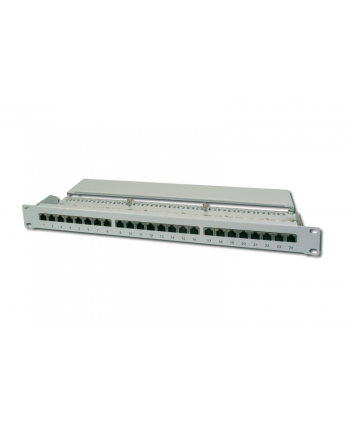 Patch panel 24 portowy 19'''', kat.5e ekranowany STP