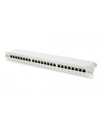 Patch panel 24 portowy 19'''', kat.6 ekranowany STP