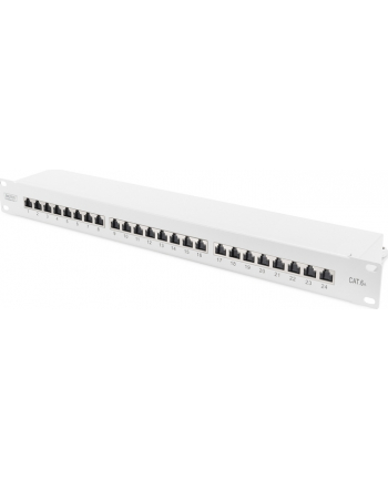 Patch panel 24 portowy 19'''', kat.6 ekranowany STP