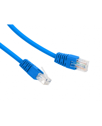 Patch cord kat.5e osłonka zalewana 0.5M niebies