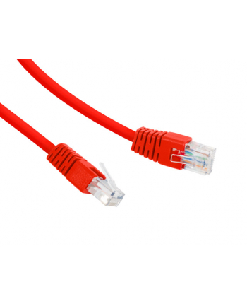 Patch cord kat.5e osłonka zalewana 0.5M czerwon