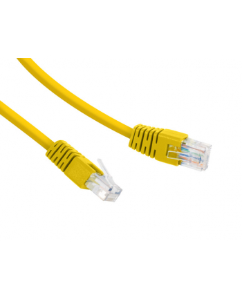 Patch cord kat.5e osłonka zalewana 1M zołty