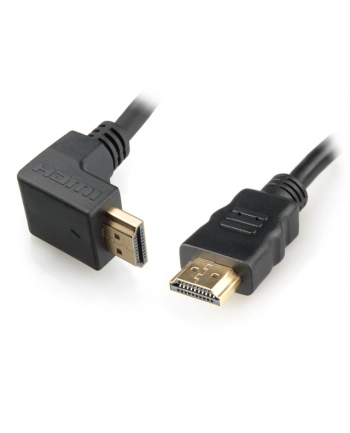 Kabel HDMI-HDMI V1.4 3D TV 3M Katowy 90'' nr 1