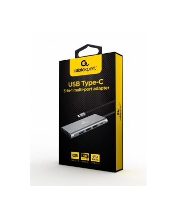 gembird Adapter USB-C Hub USB-C PD HDMI x2 USB 3.0x3 nr 2