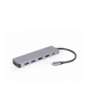 gembird Adapter USB-C Hub USB-C PD HDMI x2 USB 3.0x3 - nr 5