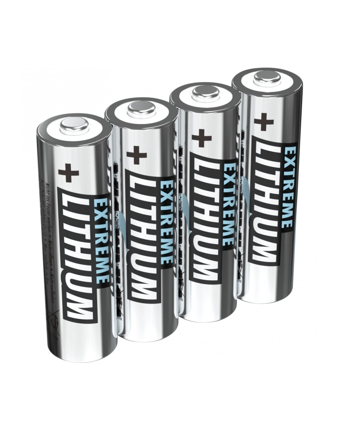 Ansmann Extreme Lithium Mignon AA, battery (silver, 4 pieces) główny