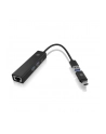 icybox Hub IB-HUB1439-LAN 4w1 HUB, 1x USB-C, 2xUSB-A, 1x LAN - nr 12
