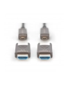 digitus Kabel hybrydowy AOC HDMI 2.0 Premium High Speed Ethernet 4K60Hz UHD HDMI D/A HDMI D/A M/M z odłączanym wtykiem, 20m, Czarny - nr 10