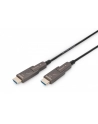 digitus Kabel hybrydowy AOC HDMI 2.0 Premium High Speed Ethernet 4K60Hz UHD HDMI D/A HDMI D/A M/M z odłączanym wtykiem, 20m, Czarny - nr 21