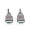 digitus Kabel hybrydowy AOC HDMI 2.0 Premium High Speed Ethernet 4K60Hz UHD HDMI D/A HDMI D/A M/M z odłączanym wtykiem, 20m, Czarny - nr 22