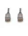 digitus Kabel hybrydowy AOC HDMI 2.0 Premium High Speed Ethernet 4K60Hz UHD HDMI D/A HDMI D/A M/M z odłączanym wtykiem, 20m, Czarny - nr 23