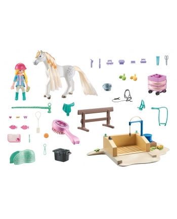 PLAYMOBIL 71354 Horses of Waterfall Isabella ' Lioness with washing area, construction toy nr 2