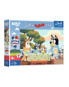 Puzzle Super Shape XXL 60el Bluey i jego przyjaciele 50040 Trefl - nr 1