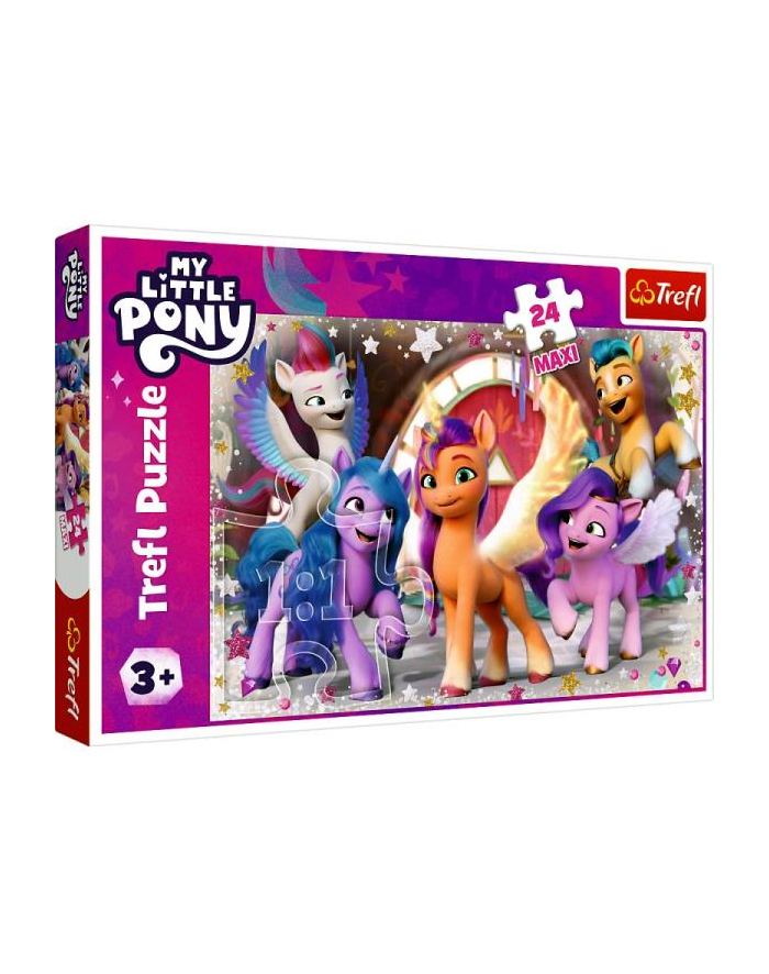 Puzzle 24el Maxi Wesoły dzień kucyków. My Little Pony 14355 Trefl główny