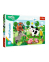 Puzzle 24el Maxi Zimowy czas z Treflikami. Rodzina Treflików 14360 Trefl - nr 1