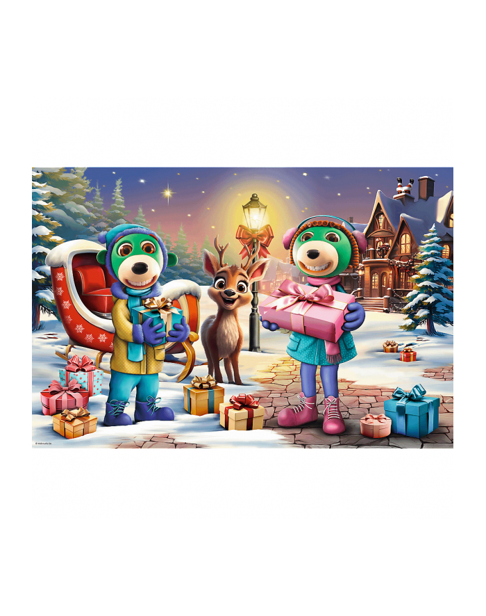 Puzzle 24el Maxi Zimowy czas z Treflikami. Rodzina Treflików 14360 Trefl główny