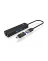 icybox Hub IB-HUB1439-LAN 4w1 HUB, 1x USB-C, 2xUSB-A, 1x LAN - nr 12