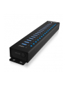 icybox Hub IB-HUB1717 16+1 port USB HUB, 16x USB + 1x USB do ładowania, USB 3.2 Gen 1, 96 Watt zasilacz - nr 10