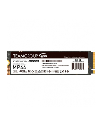 Team Group MP44 8TB, SSD (PCIe 4.0 x4, NVMe, M.2 2280)