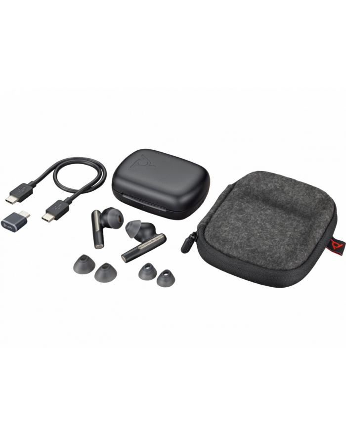 poly Słuchawki Voyager Free 60 UC Carbon Black BT700 USB-C +Case 7Y8H4AA główny