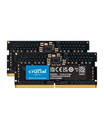 Crucial DDR5 - 16GB - 5200 - CL - 42 (2x 8 GB) dual kit, RAM (Kolor: CZARNY, CT2K8G52C42S5)