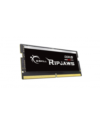 G.Skill DDR5 - 32GB -5600 - CL - 40 - Single (1x 32 GB) , RAM (Kolor: CZARNY, F5-5600S4040A32GX1-RS, Ripjaws , INTEL XMP)