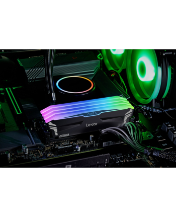 lexar Pamięć DDR5 ARES RGB Gaming  32GB(2*16GB)/7200 Czarna