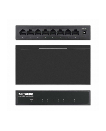 intellinet Przełącznik Gigabit 8x 10/100/1000 Mbps RJ45 Desktop Metalowy nr 1
