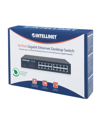 intellinet Switch Gigabit 16x 10/100/1000 RJ45 nr 1