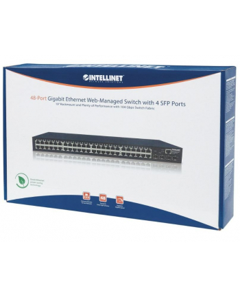 intellinet Przełącznik Gigabit 48-portowy zarządzalny RJ45 4x SFP