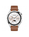 Smartphome Huawei Watch GT4 46mm (Phoinix-B19L), smartwatch (silver, brown leather strap) - nr 15