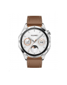 Smartphome Huawei Watch GT4 46mm (Phoinix-B19L), smartwatch (silver, brown leather strap) - nr 18