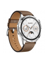 Smartphome Huawei Watch GT4 46mm (Phoinix-B19L), smartwatch (silver, brown leather strap) - nr 24