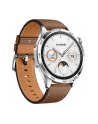 Smartphome Huawei Watch GT4 46mm (Phoinix-B19L), smartwatch (silver, brown leather strap) - nr 25