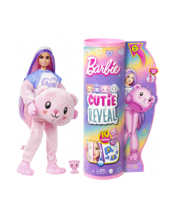 Mattel Barbie Cutie Reveal Cozy Cute Series - Teddy Bear, Doll