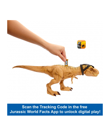 Mattel Jurassic World NEW Feature T-Rex mini-doll figure