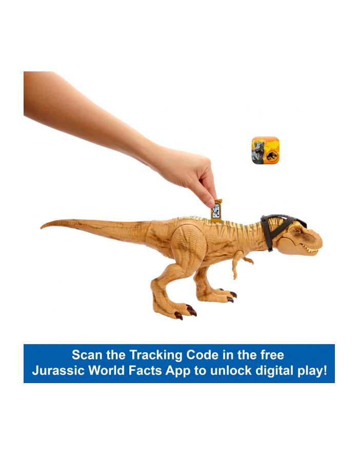 Mattel Jurassic World NEW Feature T-Rex mini-doll figure główny