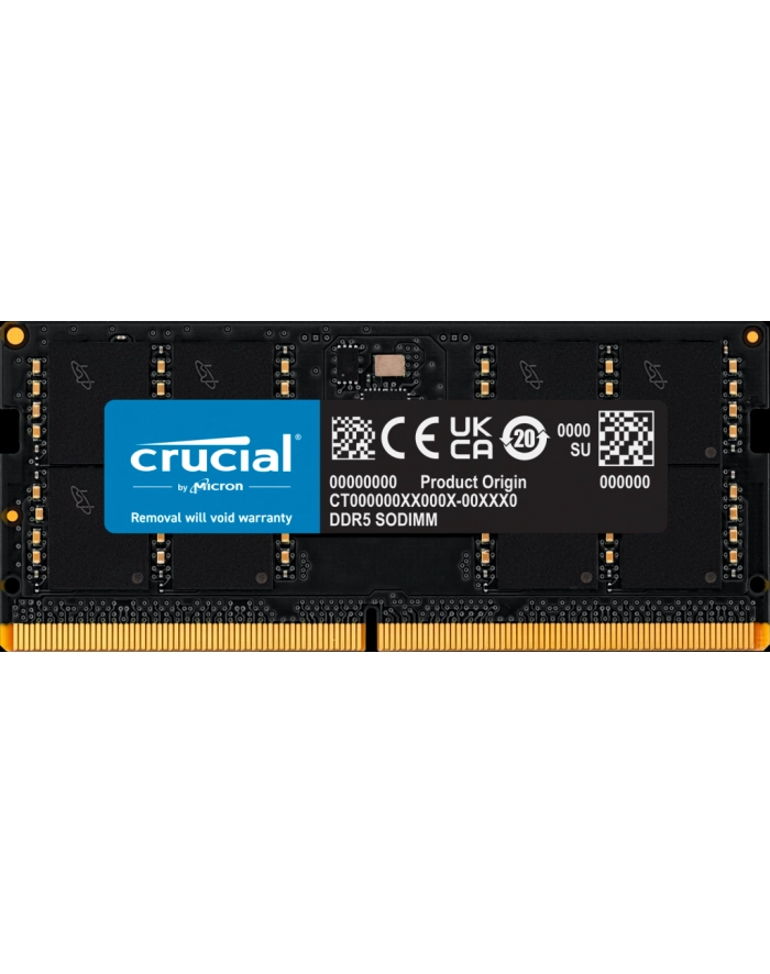Crucial DDR5 - 8GB - 5600 - CL - 46 (1x 8 GB) single RAM (Kolor: CZARNY, CT8G56C46S5) główny