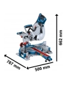 bosch powertools Bosch chop and miter saw GCM 305-254 D Professional (blue, 1,500 watts) - nr 9