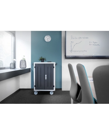 digitus Szafa mobilna na kółkach do ładowania notebooków/tabletów do 15,6' z UV-C i synchronizacją danych nr 2