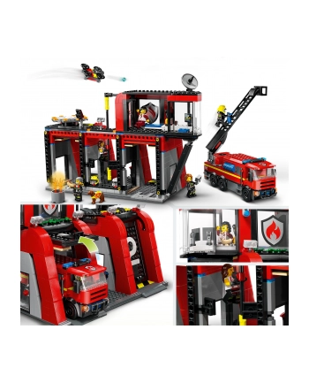 LEGO 60414 CITY Remiza strażacka z wozem strażackim p2 nr 1