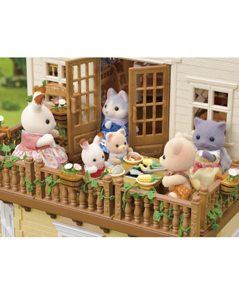 epoch Sylvanian Families Miejski domek z tajemniczym pokojem na strychu 5708 p2