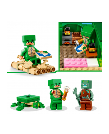 LEGO 21254 MINECRAFT Domek na plaży żółwi p6 nr 2
