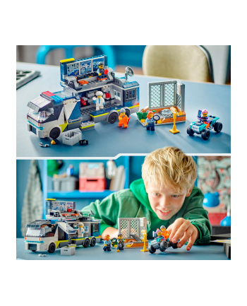 LEGO 60418 CITY Policyjna ciężarówka z laboratorium p3