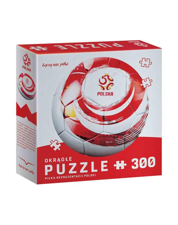 interdruk Puzzle okrągłe 300el PZPN Piłka główny