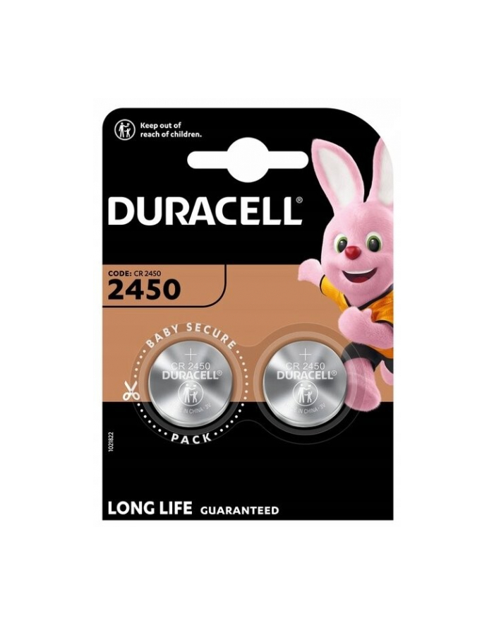 duracell Baterie 3V CR2450 2 sztuki główny
