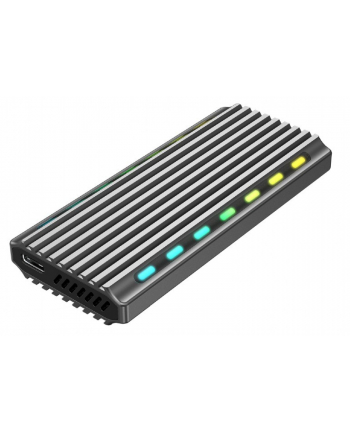 gembird Obudowa dysku M.2 NVME Aluminiowa LED USB 3.1